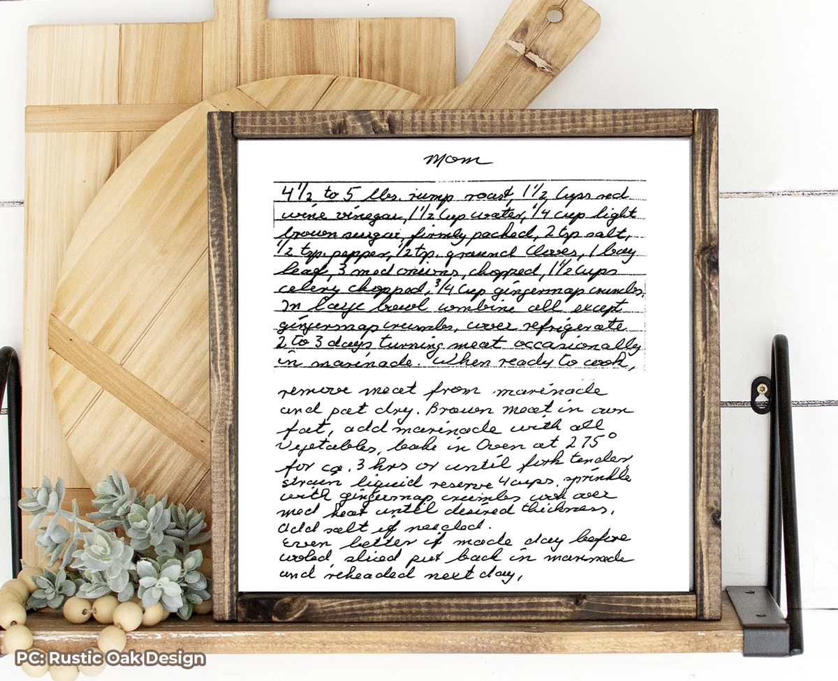 Handwritten Recipe Gifts: 12 Heartfelt Options You Can Buy on  [2023]