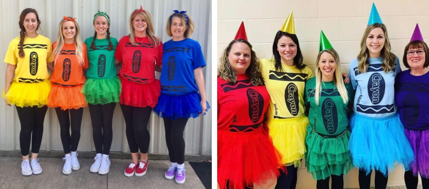 Easy Group Crayon Costume