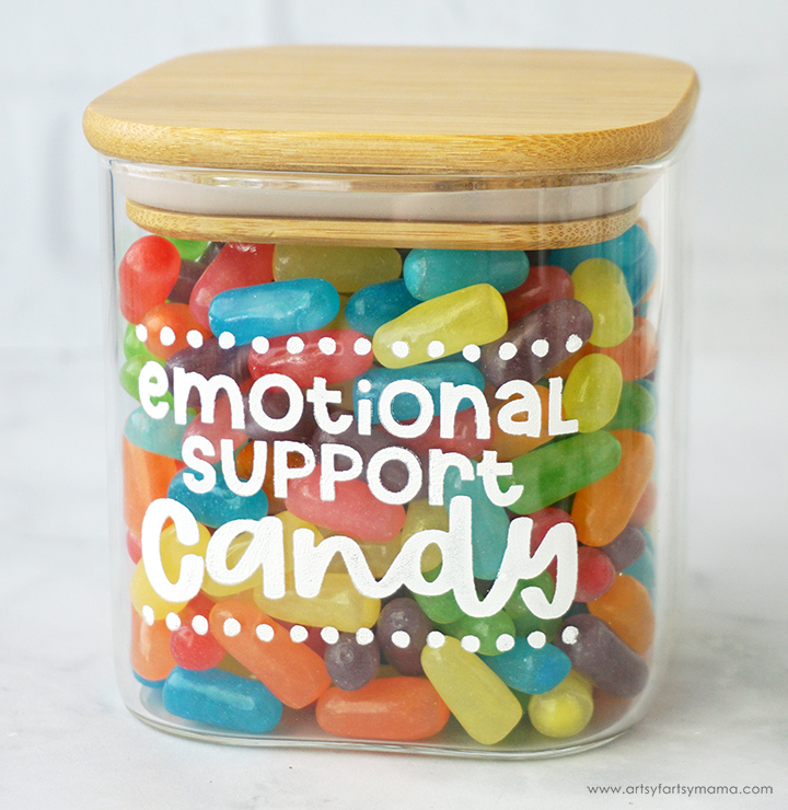 DIY "Emotional Support Candy" Jar