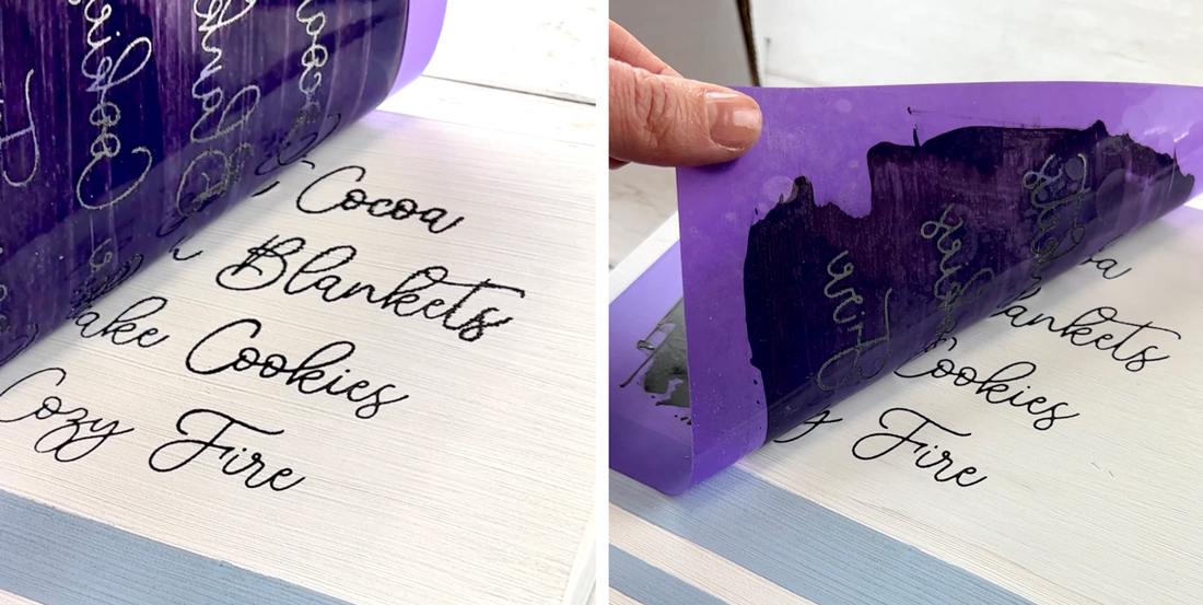 how to avoid bleed on wood signs with ikonart stencils
