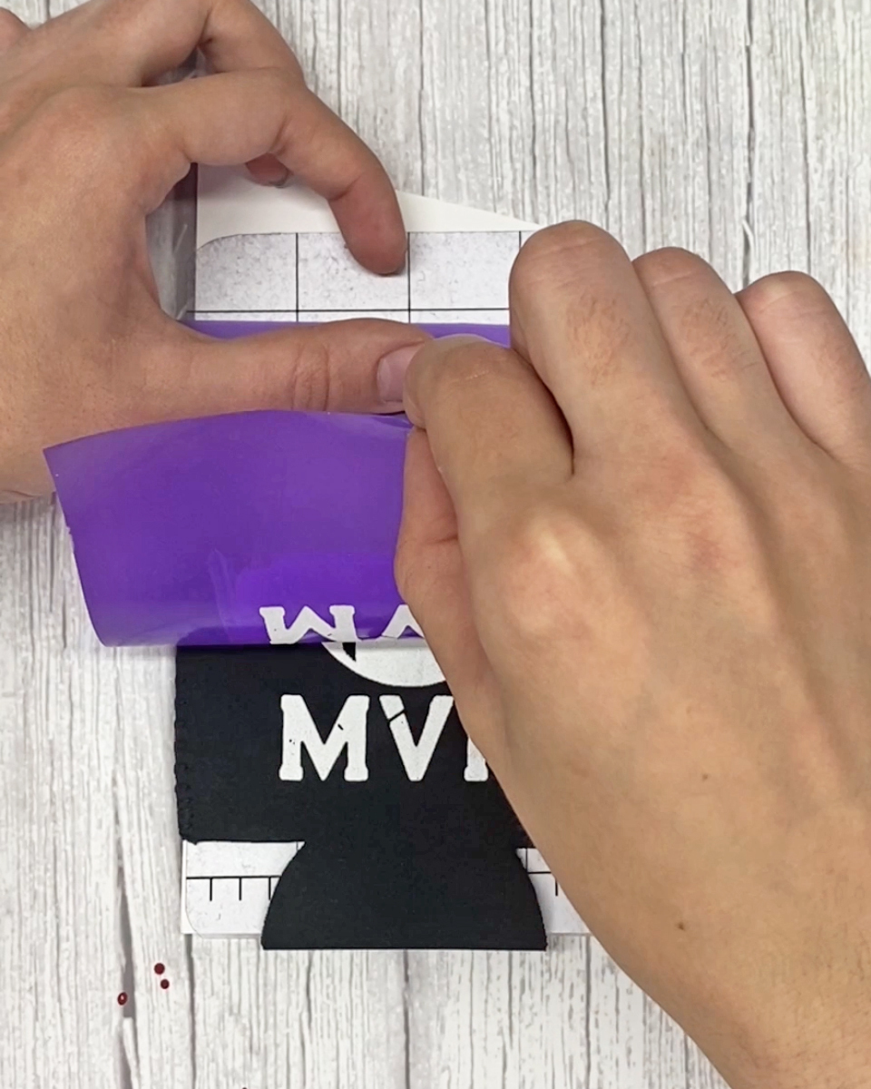 screen print diy can koozies with ikonart