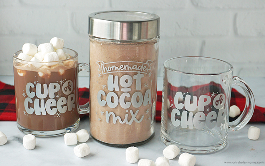 DIY Hot Cocoa Mix Gift Set with ikonart