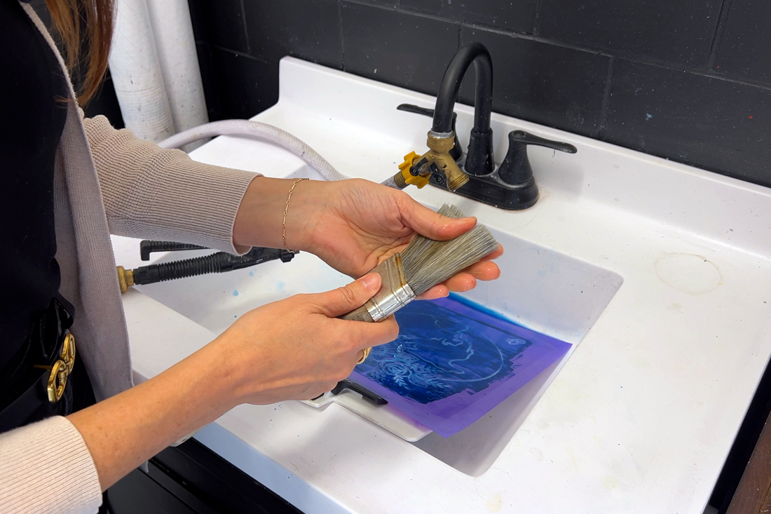 how to clean ikonart stencils