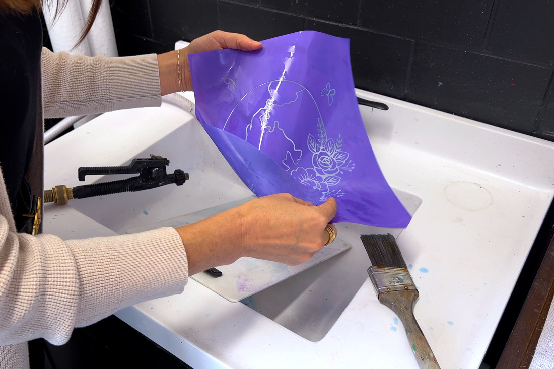 how to clean ikonart stencils