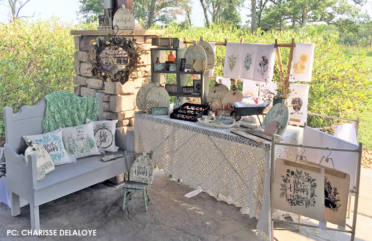 tips for a successful craft market with ikonart stencils