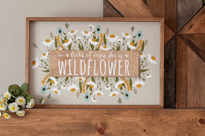 hand painted wood sign paint party with ikonart stencil