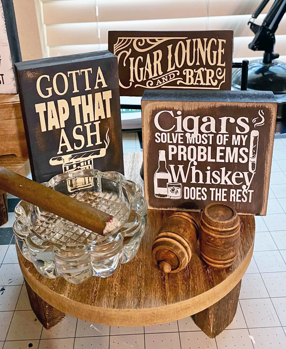 cigar bar signs fathers day ikonart