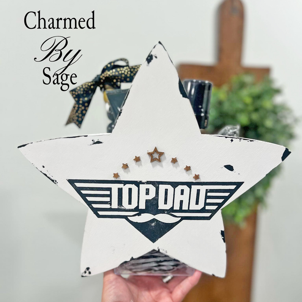 top dad fathers day sign ikonart