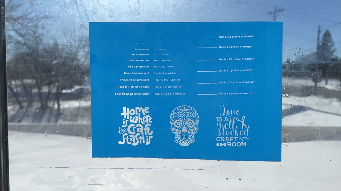 font and line print test for ikonart