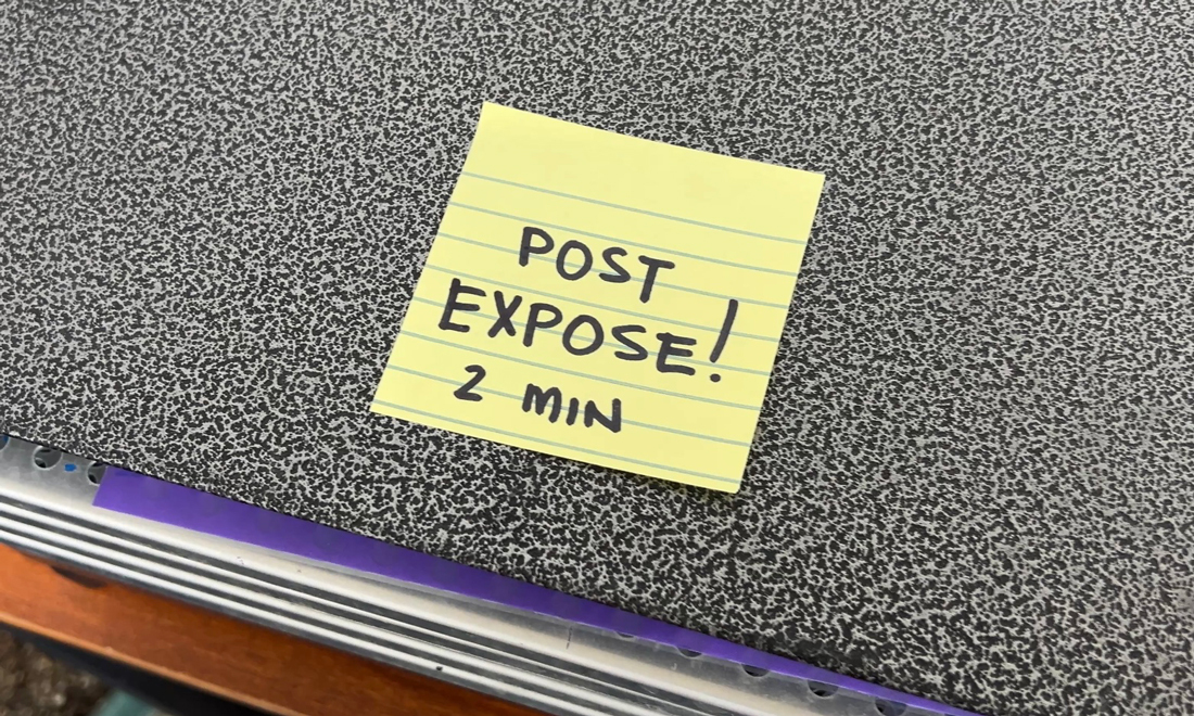 ikonart stencil making tip post expose reminder