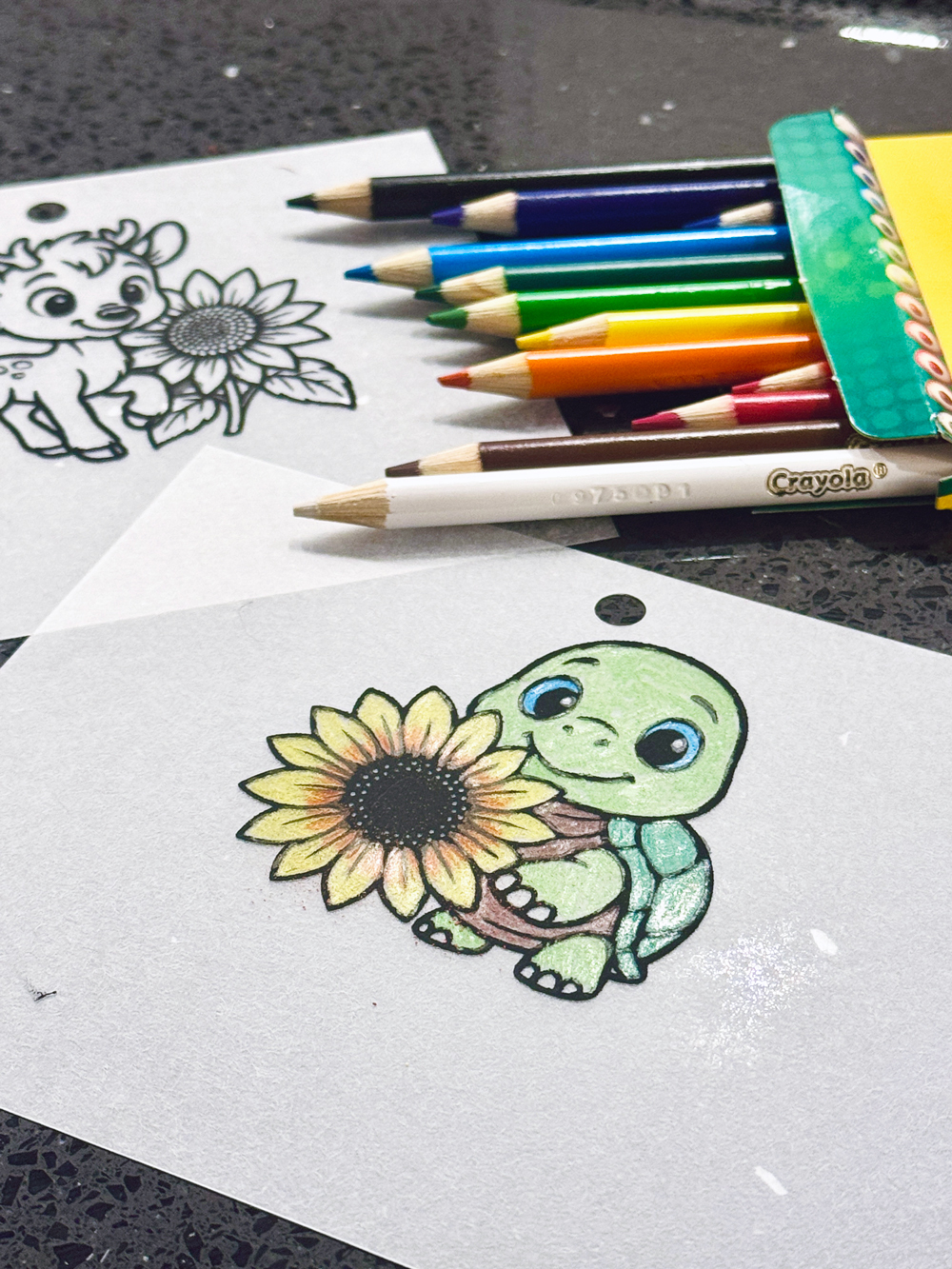 make shrinky dinks with ikonart stencils