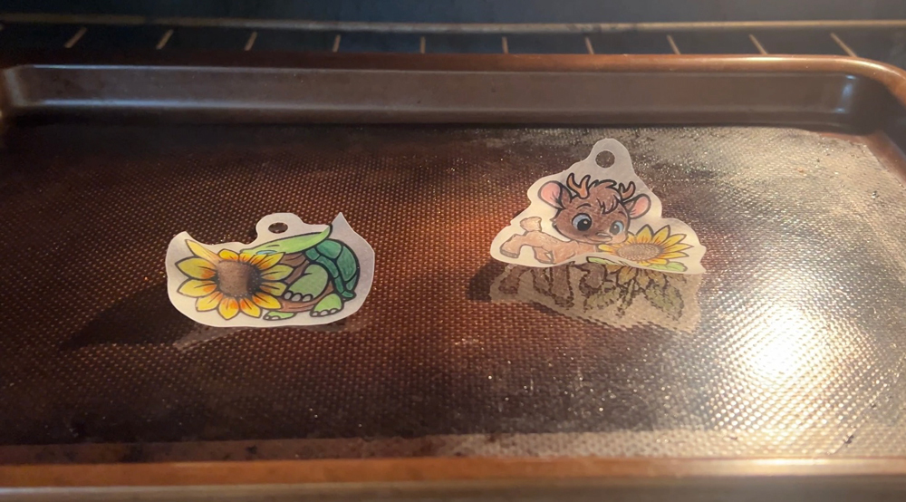 make shrinky dinks with ikonart stencils