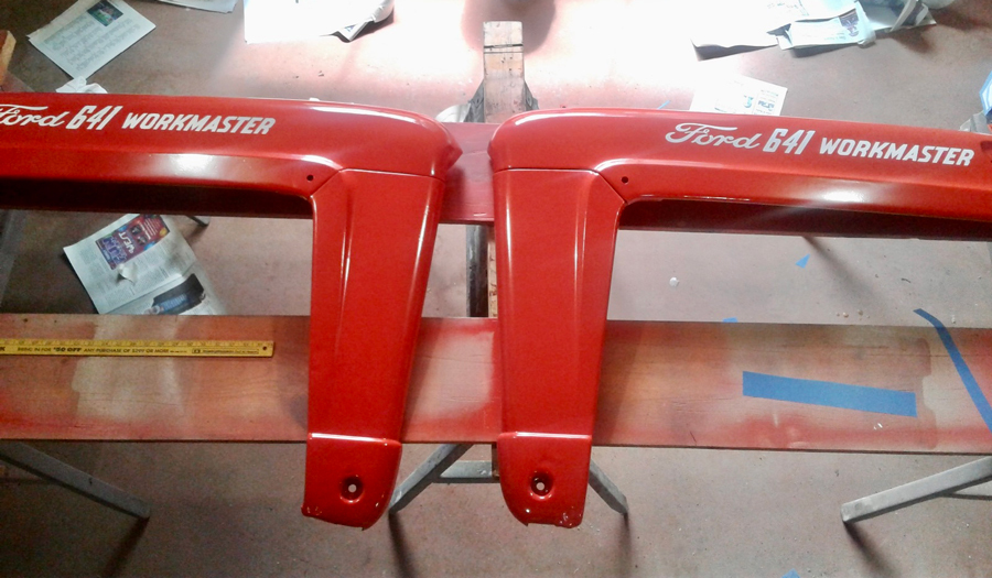 ford tractor restoration with ikonart stencils