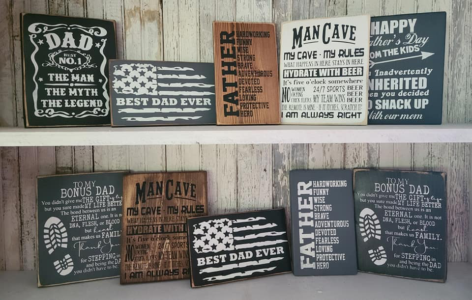 Father's Day Gifts From Kids to Dad Garage Signs for Men Gifts for