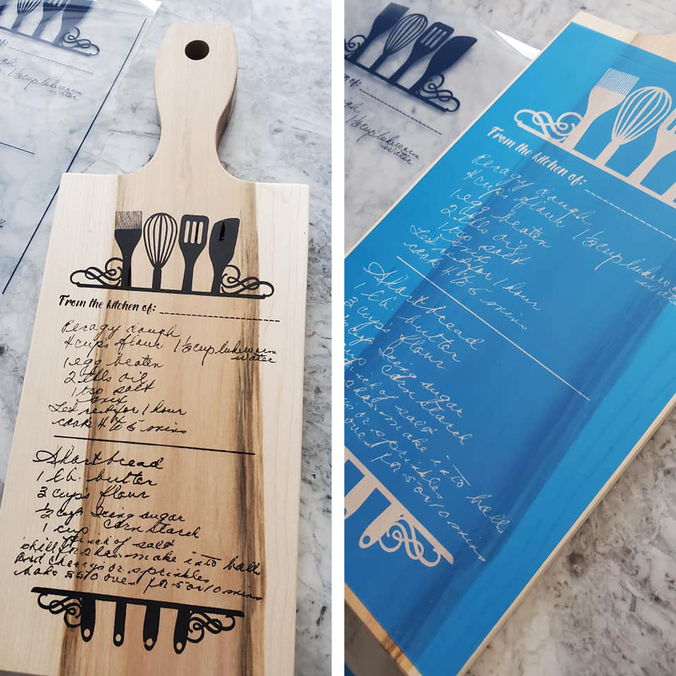 Mother's Day Gift for Mom-cutting Board Mom-mom Recipe-mother's